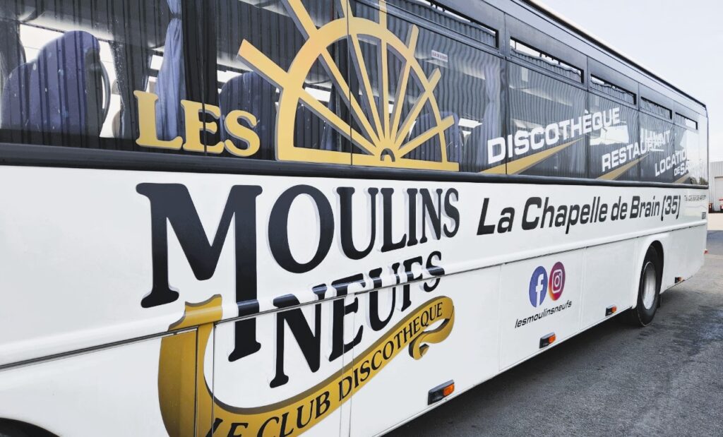 publicité sur car ou bus