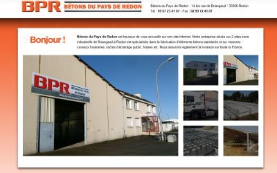 Site internet pour entreprise de Béton